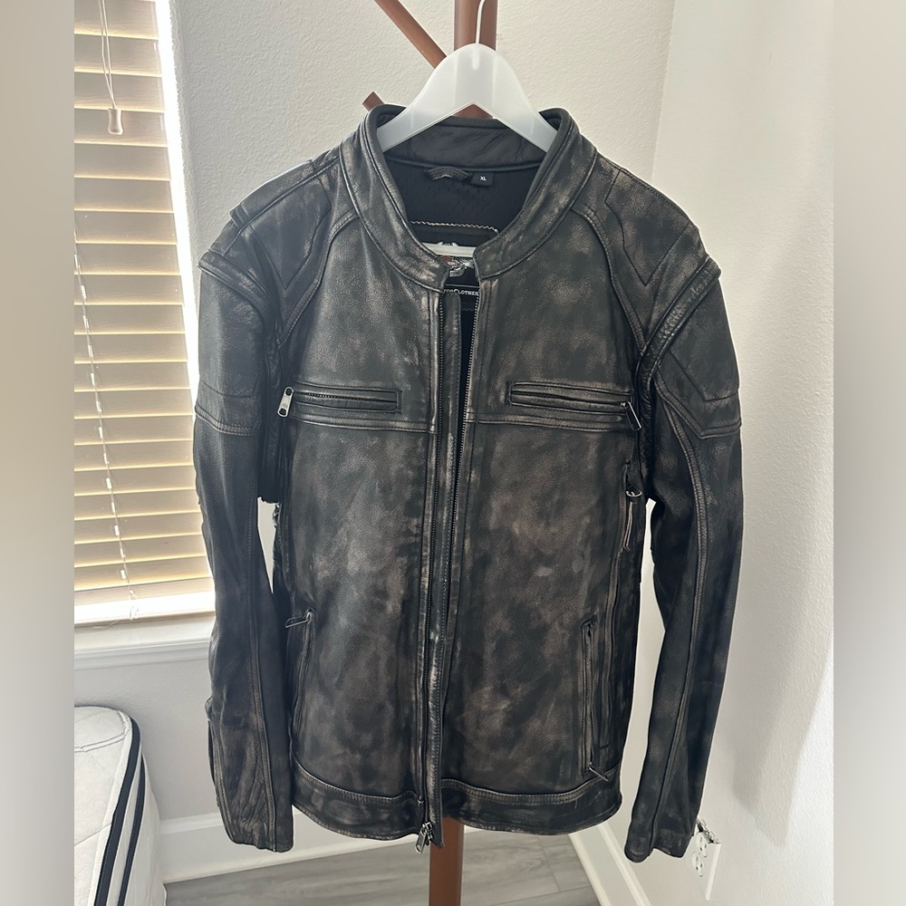 Harley-Davidson Black Learher Motorcycle Jacket